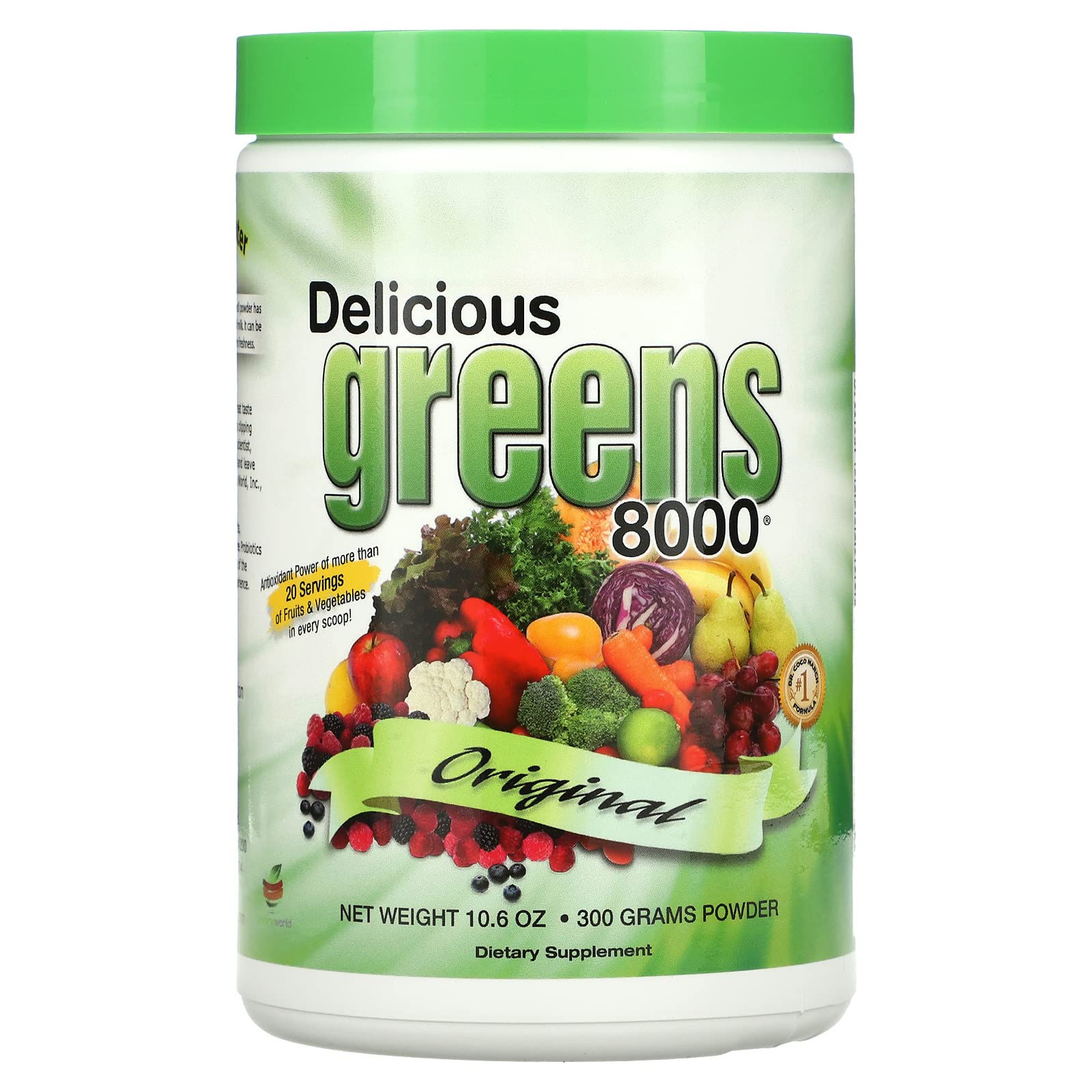 Delicious Greens 8000 Green Food Supplement Review
